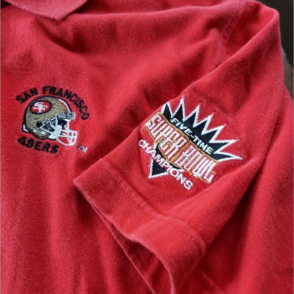 🔥VTG 90's San Francisco 49ers Pro Line Polo Shirt🔥 - Picture 3 of 5